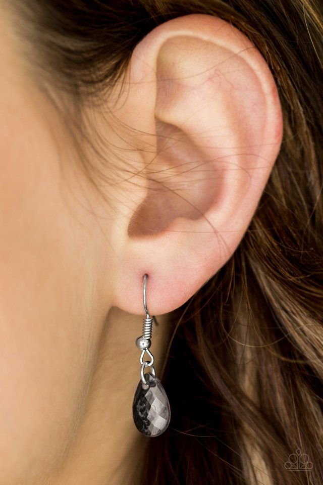 Paparazzi ♥ Teardroppin Tassels - Silver ♥ Necklace