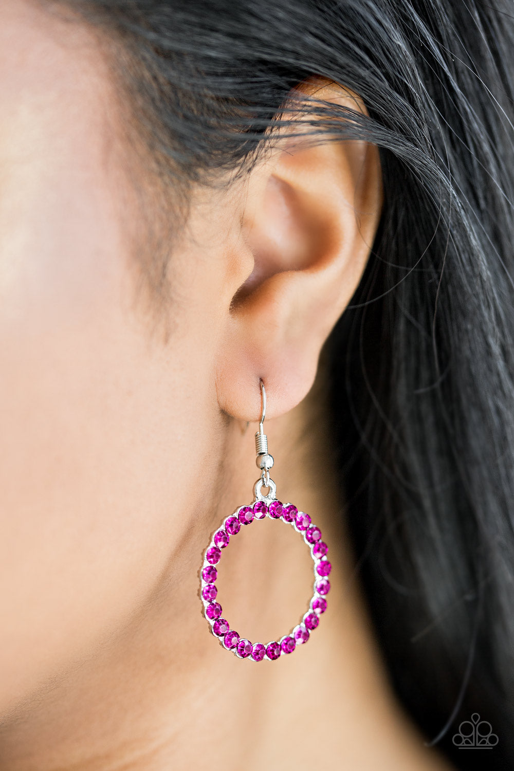 Paparazzi ♥ Bubblicious - Pink ♥ Earrings