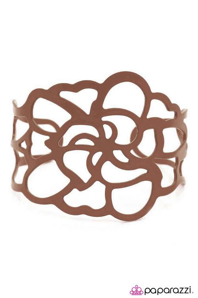 Paparazzi ♥ Adorably Abloom - Brown ♥ Bracelet