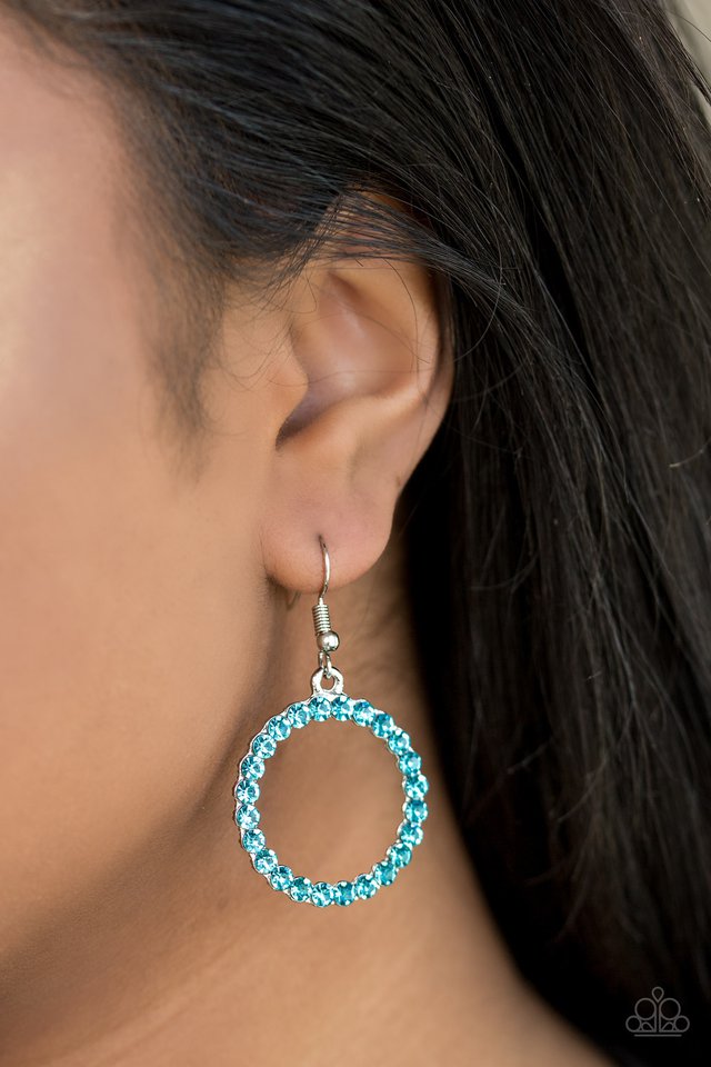 Paparazzi ♥ Bubblicious - Blue ♥ Earrings