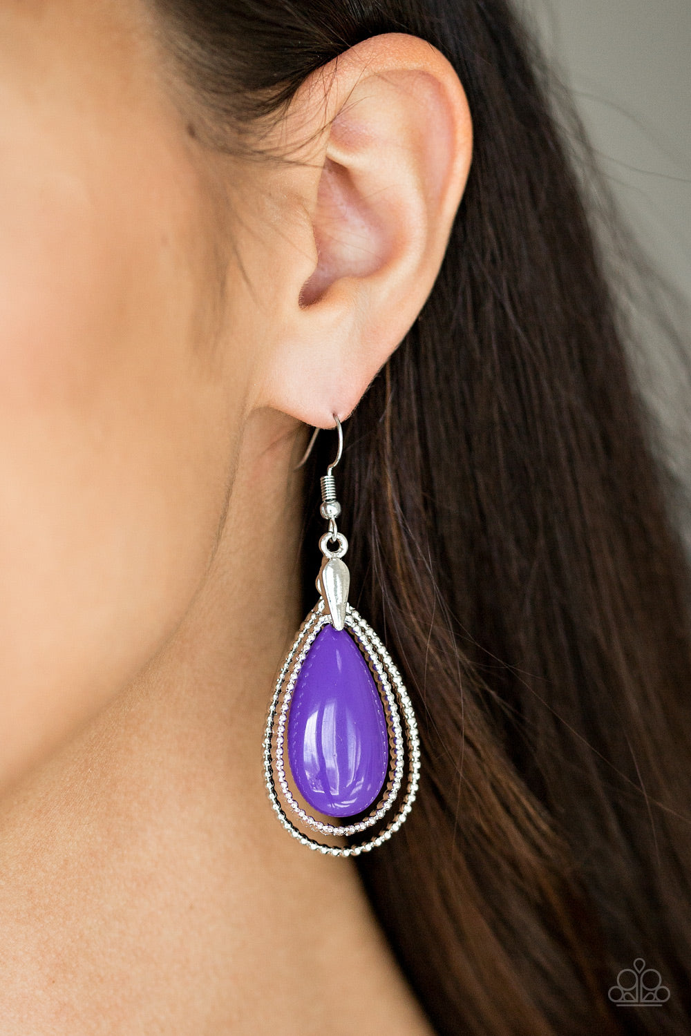 Paparazzi ♥ Spring Splendor - Purple ♥ Earrings