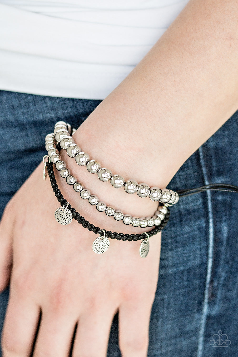 Paparazzi ♥ Seafaring Adventure - Silver ♥ Bracelet