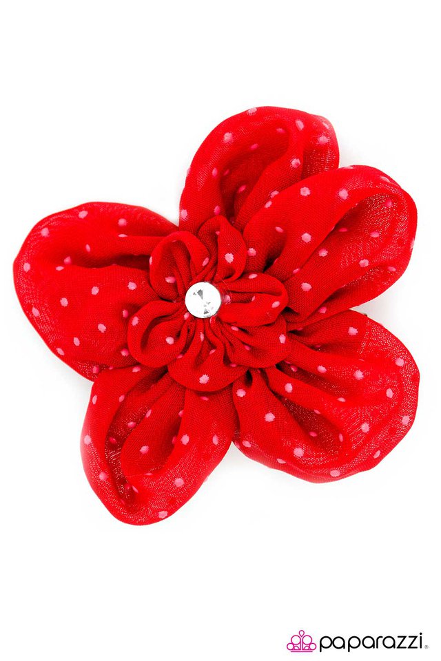 Paparazzi ♥ Young At Heart - Red ♥ Hair Clip