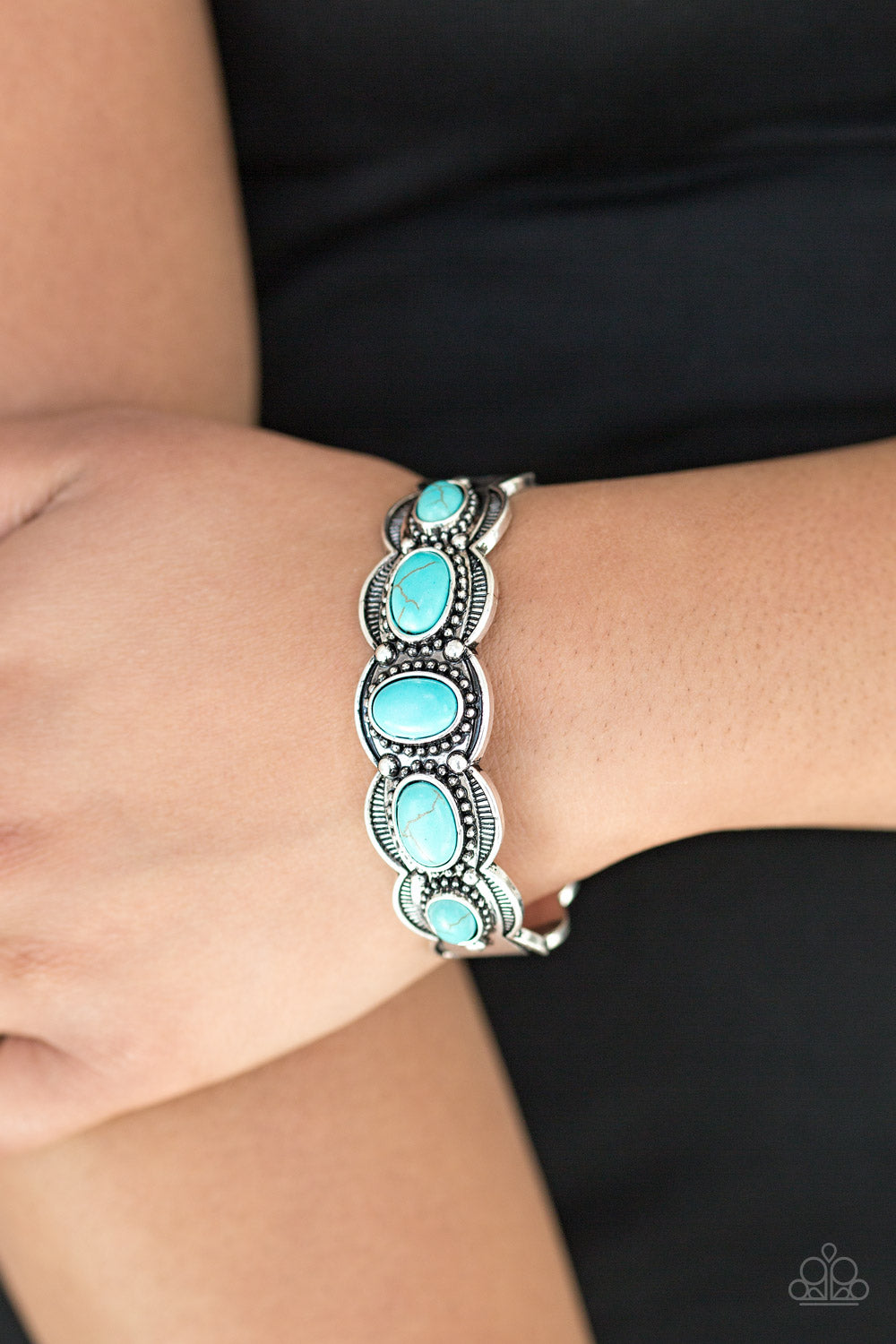 Paparazzi ♥ Desert Farer - Blue ♥ Bracelet