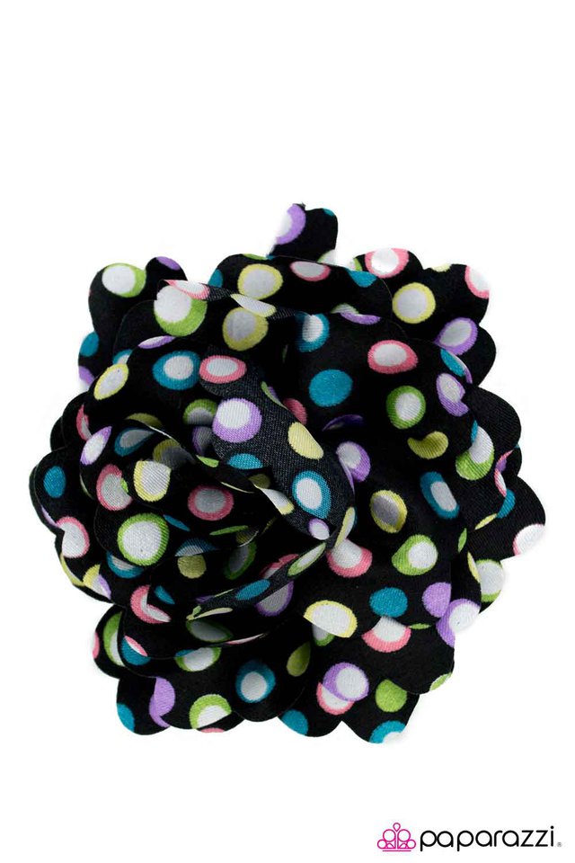 Paparazzi ♥ Party Time - Black ♥ Hair Clip