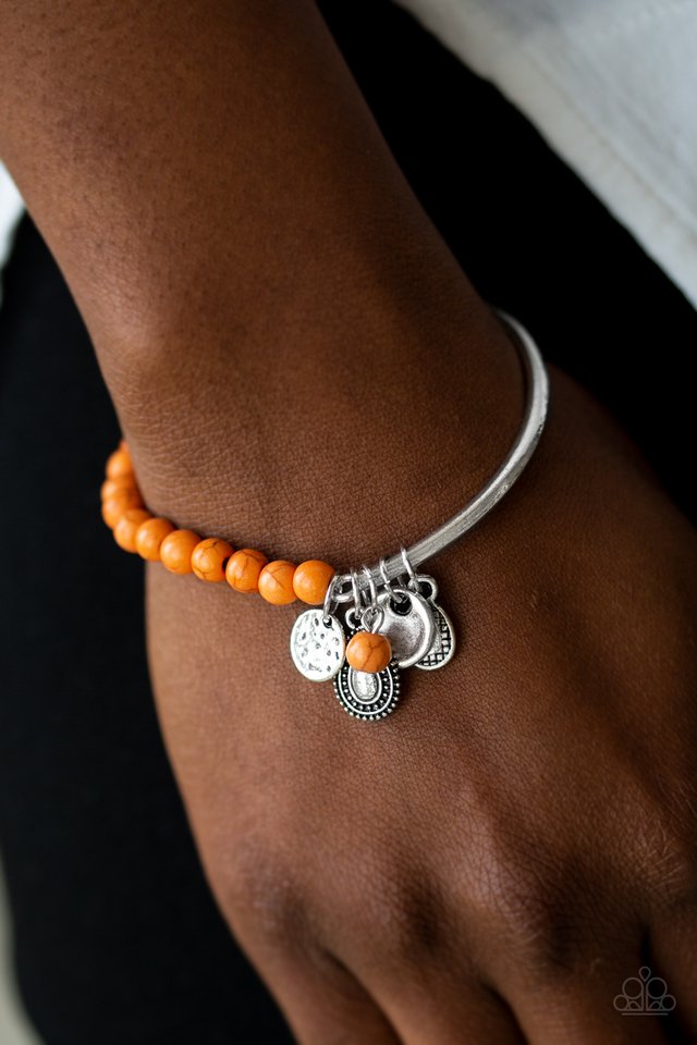 Paparazzi ♥ Ever Everest - Orange ♥ Bracelet