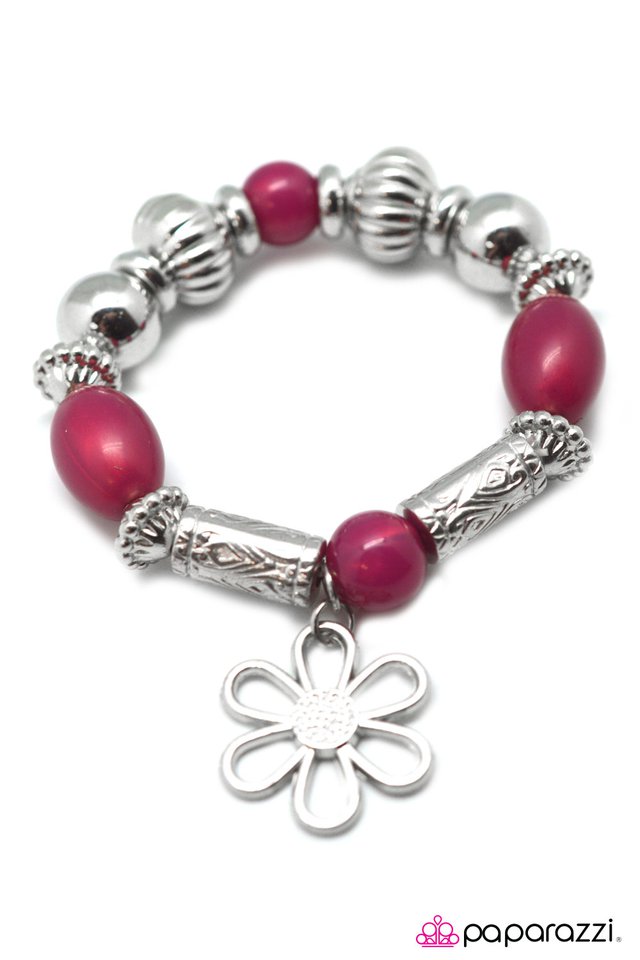 Paparazzi ♥ I Stand Collected - Pink ♥ Bracelet