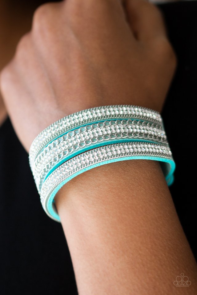 Paparazzi ♥ Dangerously Drama Queen - Blue ♥ Bracelet