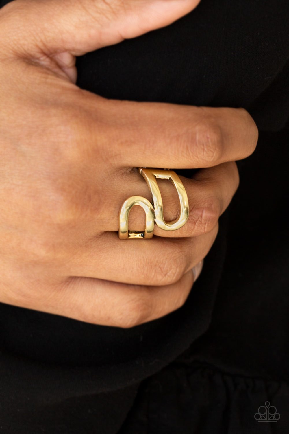 Paparazzi ♥ Really Retro - Brass ♥ Ring