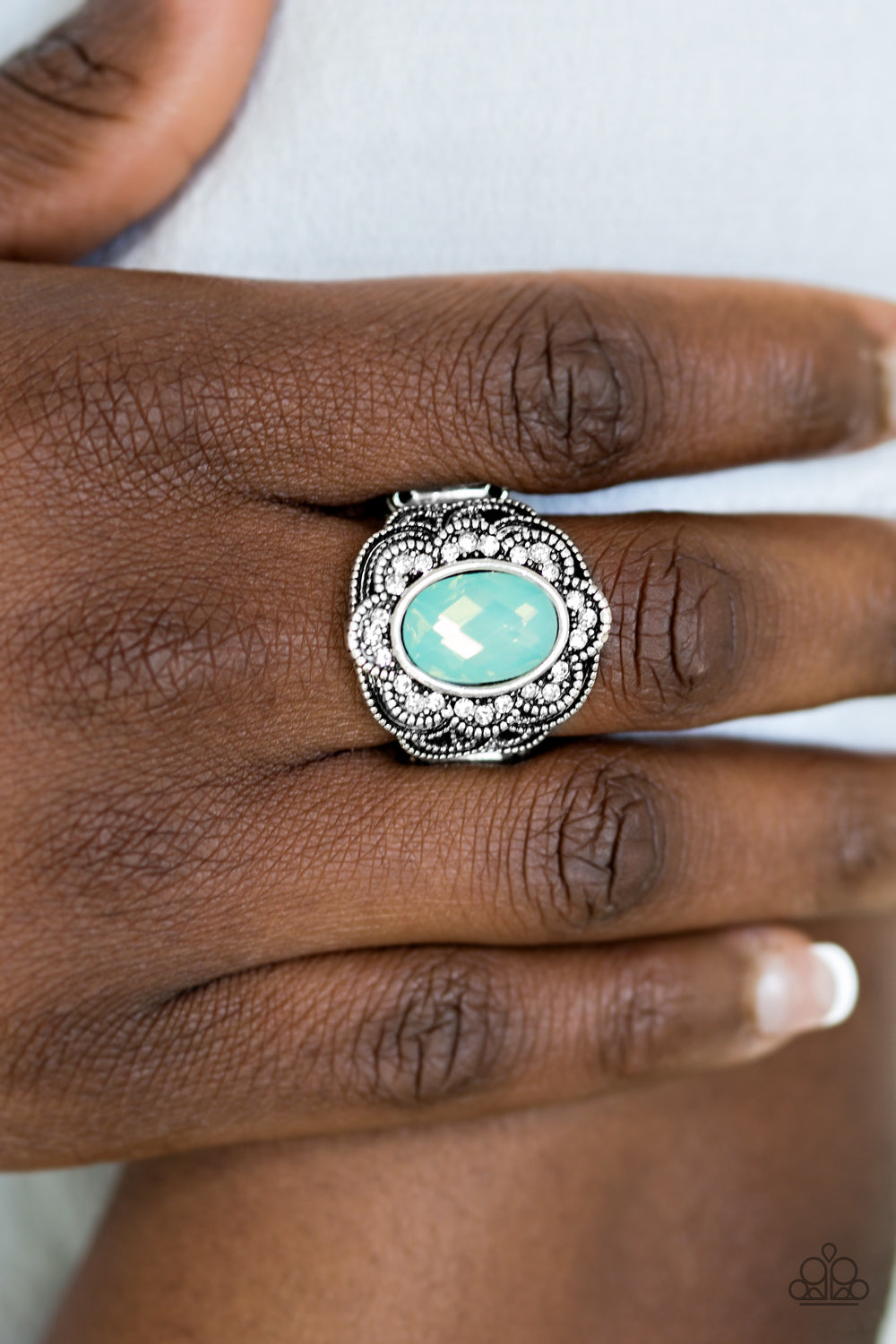 Paparazzi ♥ Floral Fairways - Green ♥ Ring