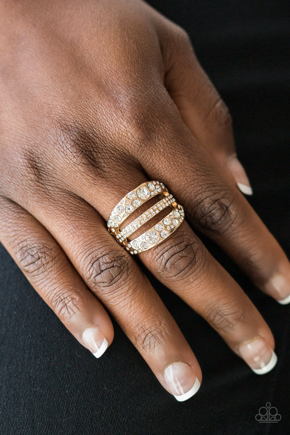 Paparazzi ♥ Stacks On Stacks On Stacks - Gold ♥ Ring