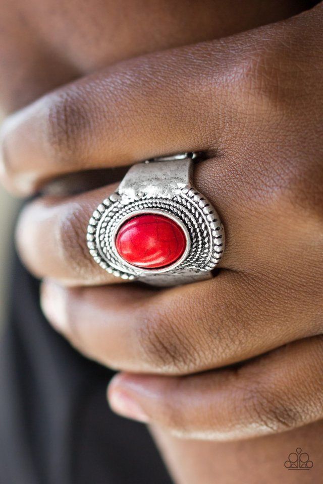 Paparazzi ♥ Modern Mesa - Red ♥ Ring