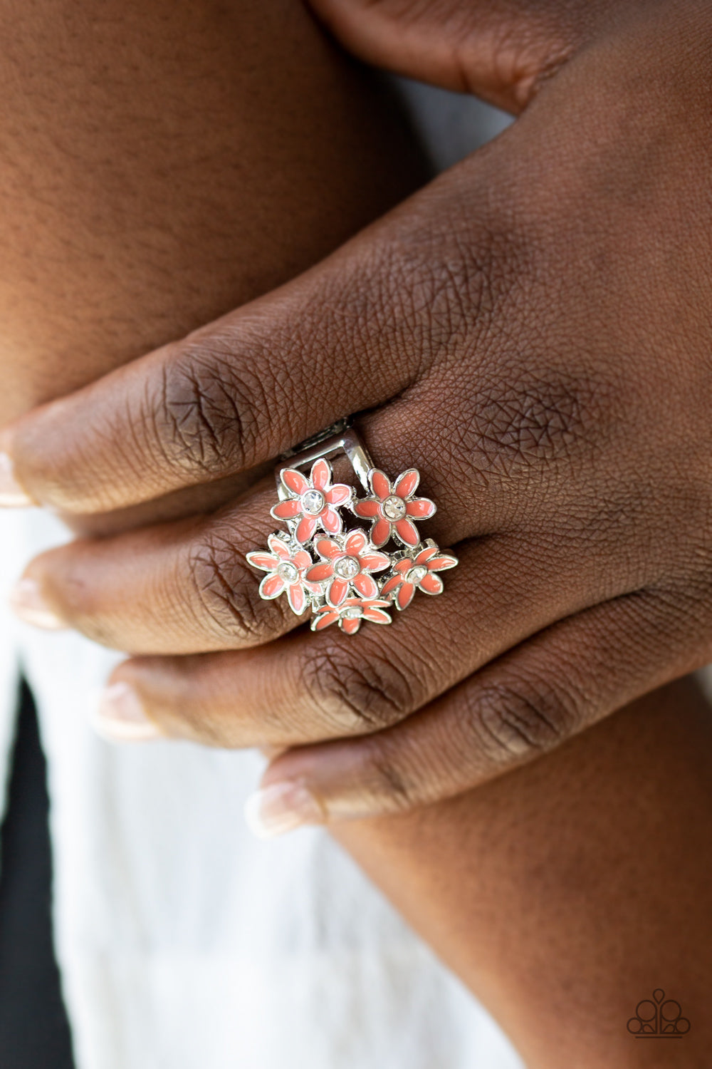 Paparazzi ♥ Blooming Bouquets - Orange ♥ Ring