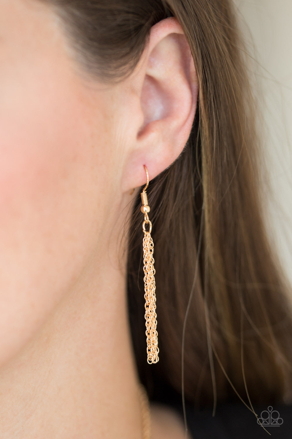 Paparazzi ♥ Date Night Dazzle - Gold ♥ Necklace