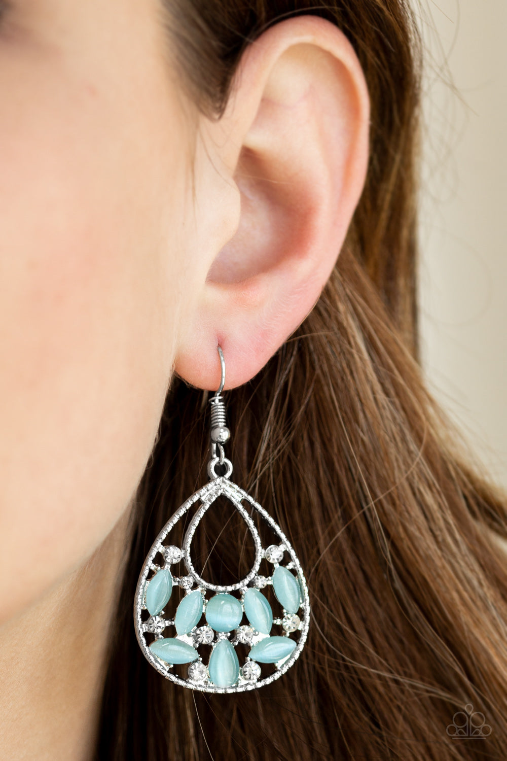 Paparazzi ♥ Just DEWing My Thing - Blue ♥ Earrings
