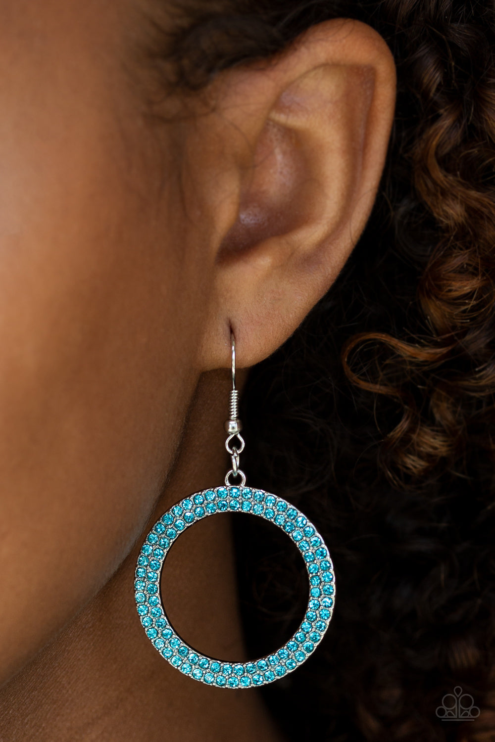 Paparazzi ♥ Bubbly Babe - Blue ♥ Earrings