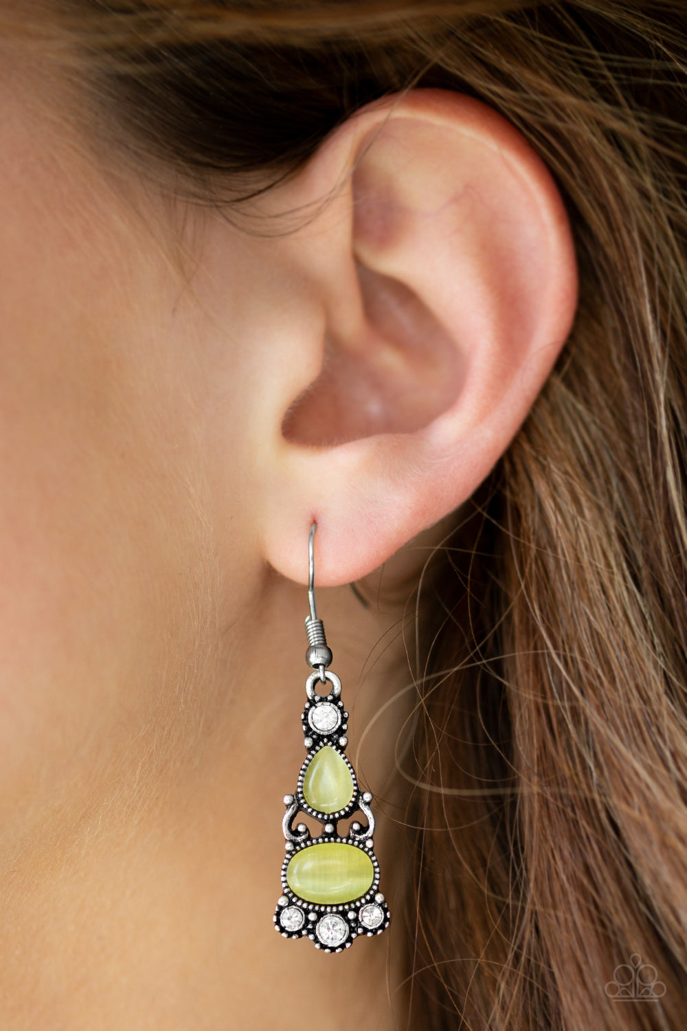 Paparazzi ♥ Push Your LUXE - Yellow ♥ Earrings