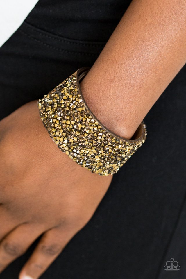 Paparazzi ♥ More Bang For Your Buck - Brass ♥ Bracelet