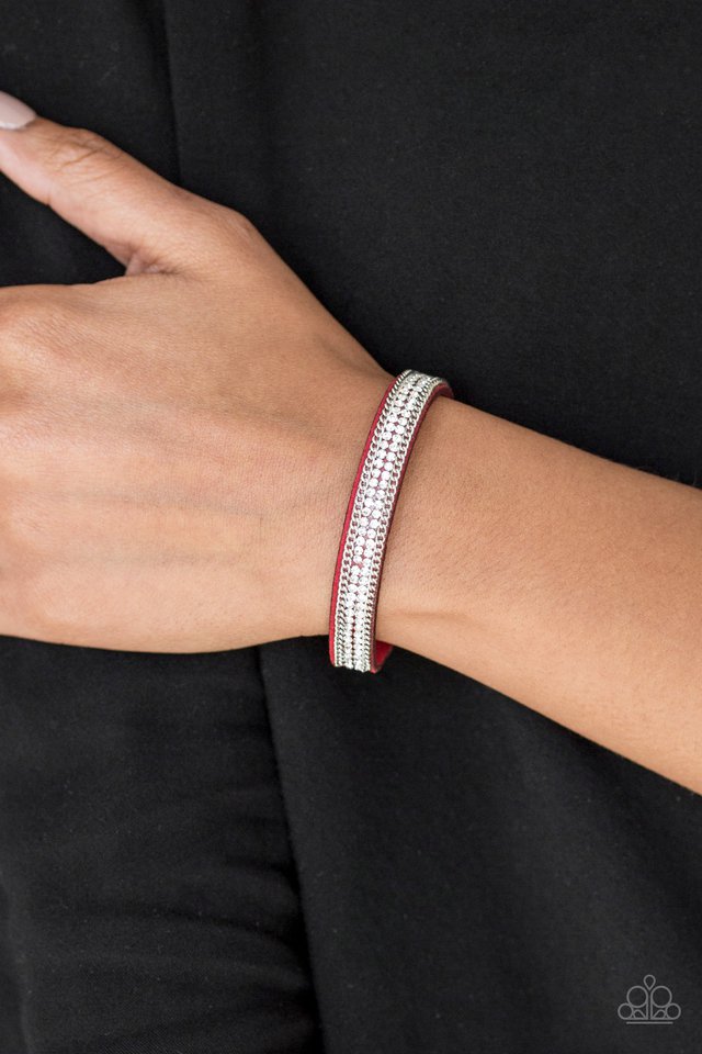 Paparazzi ♥ Babe Bling - Red ♥ Bracelet