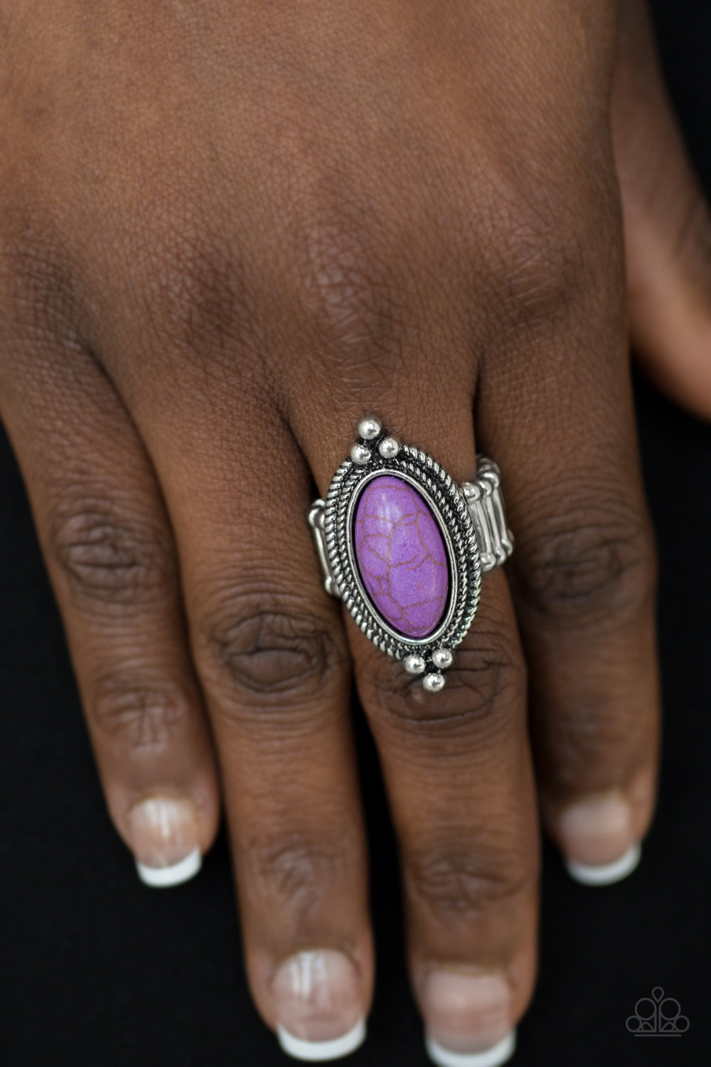 Paparazzi ♥ Summer Sandstone - Purple ♥ Ring