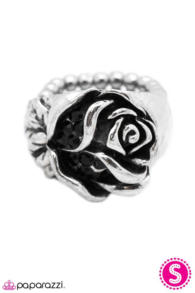 Paparazzi ♥ Beauty and the Beast - Black ♥ Ring