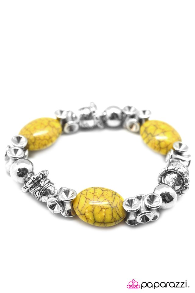 Paparazzi ♥ Going My Way - Yellow ♥ Bracelet
