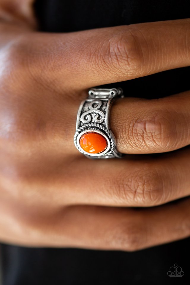 Paparazzi ♥ Totally Tidal - Orange ♥ Ring