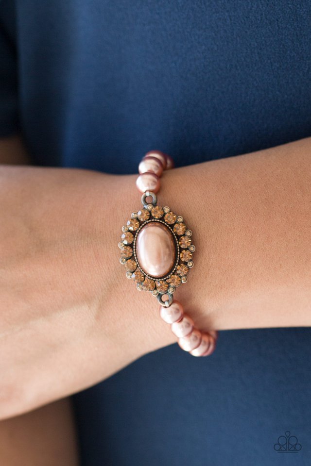 Paparazzi ♥ Starry-Eyed Starlet - Copper ♥ Bracelet