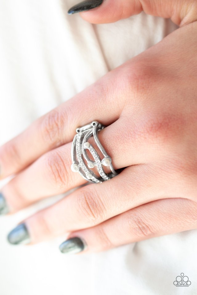 Paparazzi ♥ Magnificently Mermaid - White ♥ Ring
