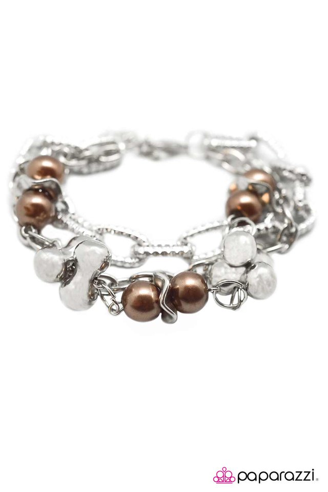 Paparazzi ♥ Seize the Day - Brown ♥ Bracelet