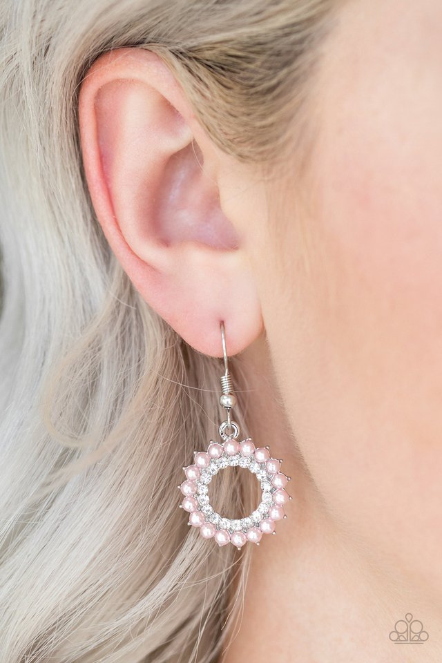Paparazzi ♥ A Proper Lady - Pink ♥ Earrings