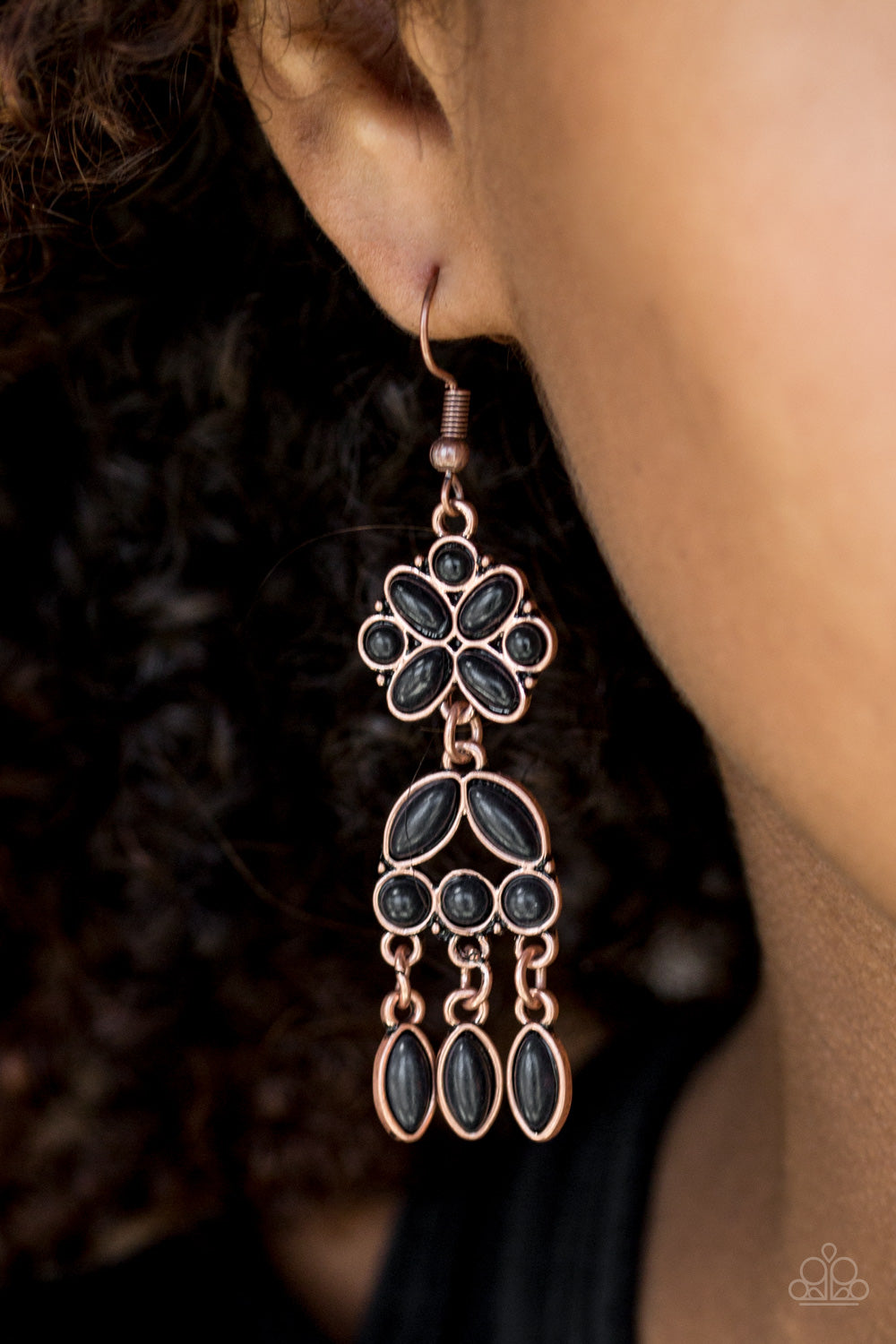 Paparazzi ♥ Which Way West - Copper ♥ Earrings