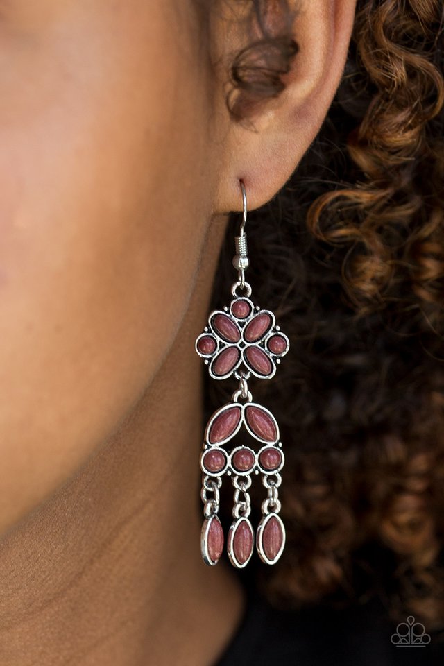 Paparazzi ♥ Which Way West - Brown ♥ Earrings