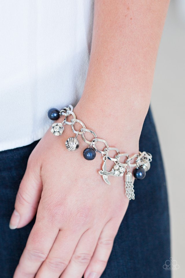 Paparazzi ♥ Lady Love Dove - Blue ♥ Bracelet