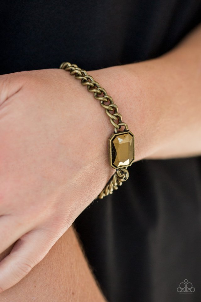 Paparazzi ♥ Command and CONQUEROR - Brass ♥ Bracelet