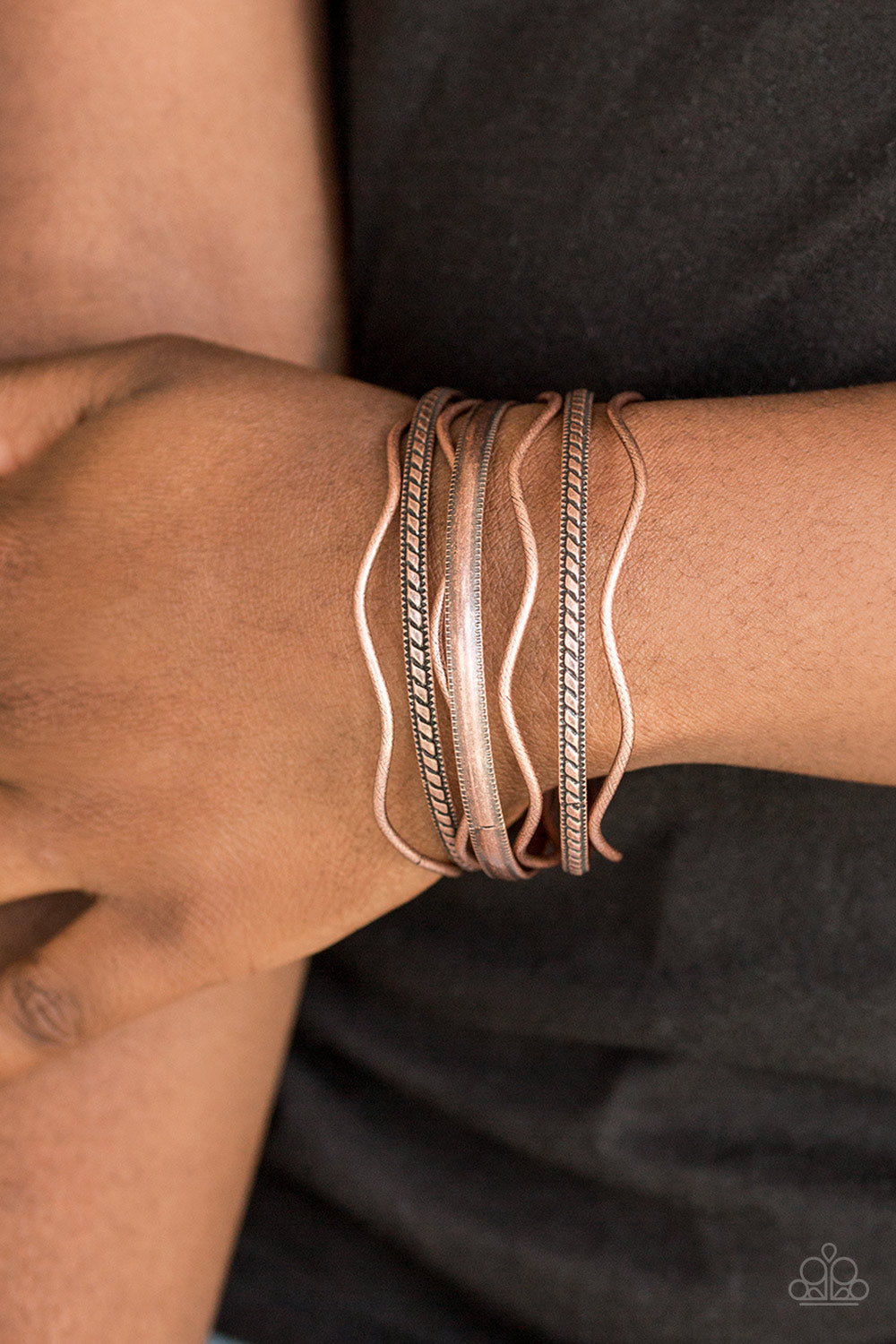 Paparazzi ♥ Zesty Zimbabwe - Copper ♥ Bracelet