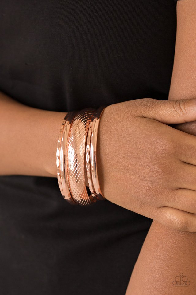 Paparazzi ♥ Boss of Boho - Copper ♥ Bracelet