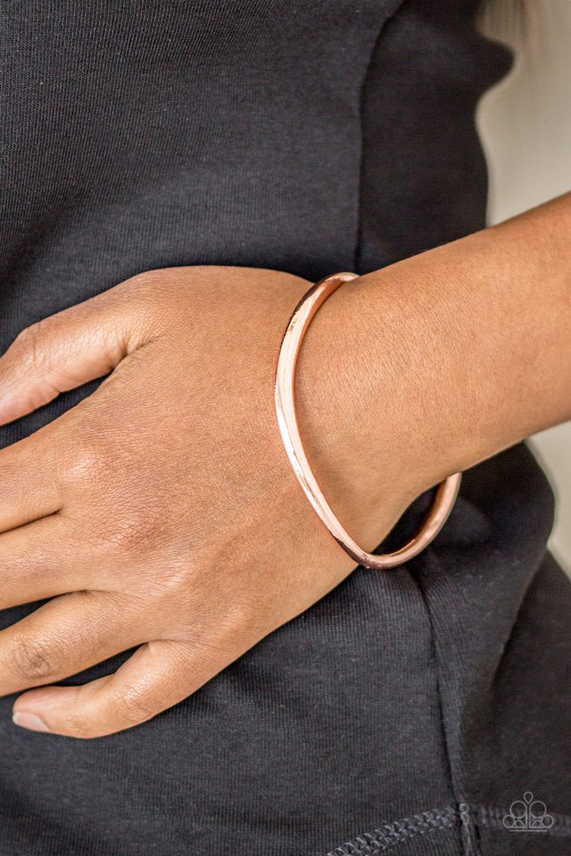 Paparazzi ♥ Awesomely Asymmetrical - Copper ♥ Bracelet