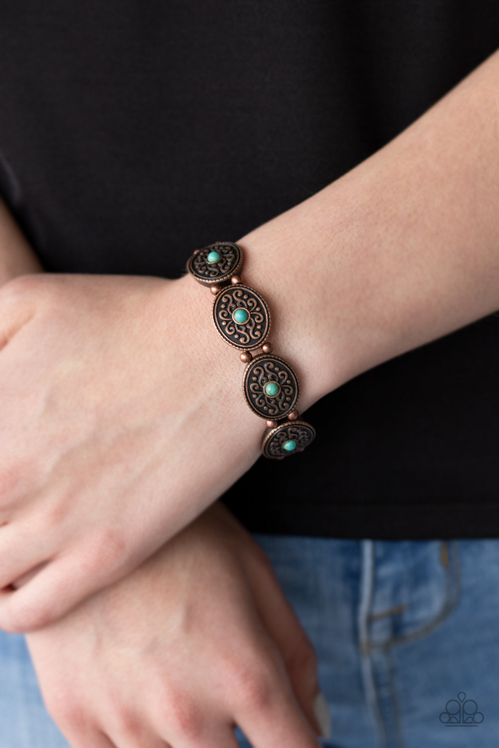 Paparazzi ♥ West Wishes - Copper ♥ Bracelet