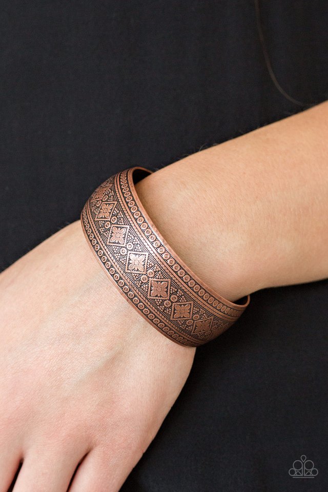 Paparazzi ♥ Gorgeously Gypsy - Copper ♥ Bracelet