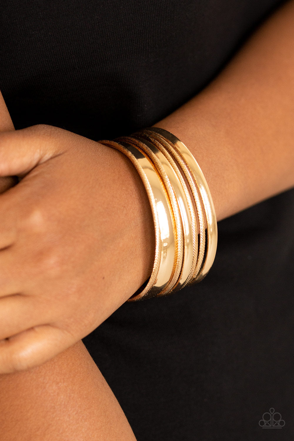 Paparazzi ♥ Sahara Shimmer - Gold ♥ Bracelet