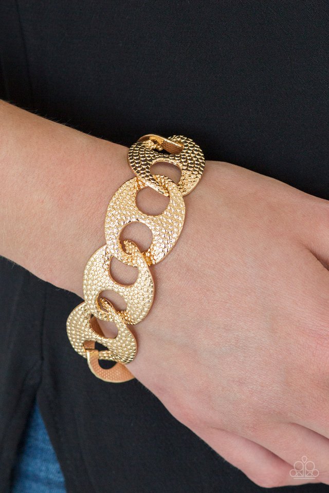 Paparazzi ♥ Casual Connoisseur - Gold ♥ Bracelet