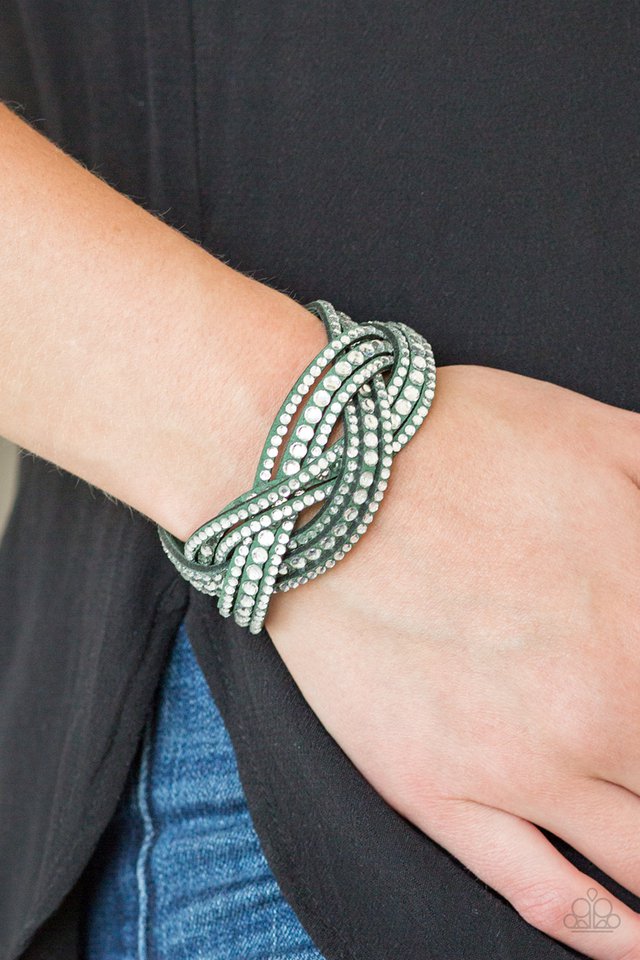 Paparazzi ♥ Bring On The Bling - Green ♥ Bracelet