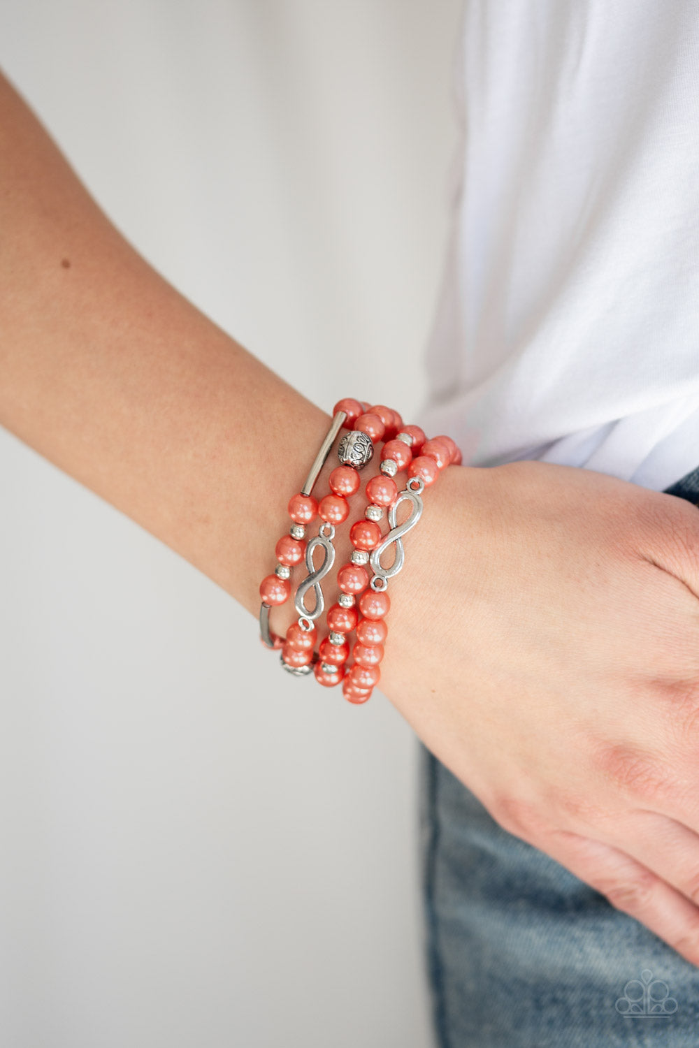 Paparazzi ♥ Limitless Luxury - Orange ♥ Bracelet