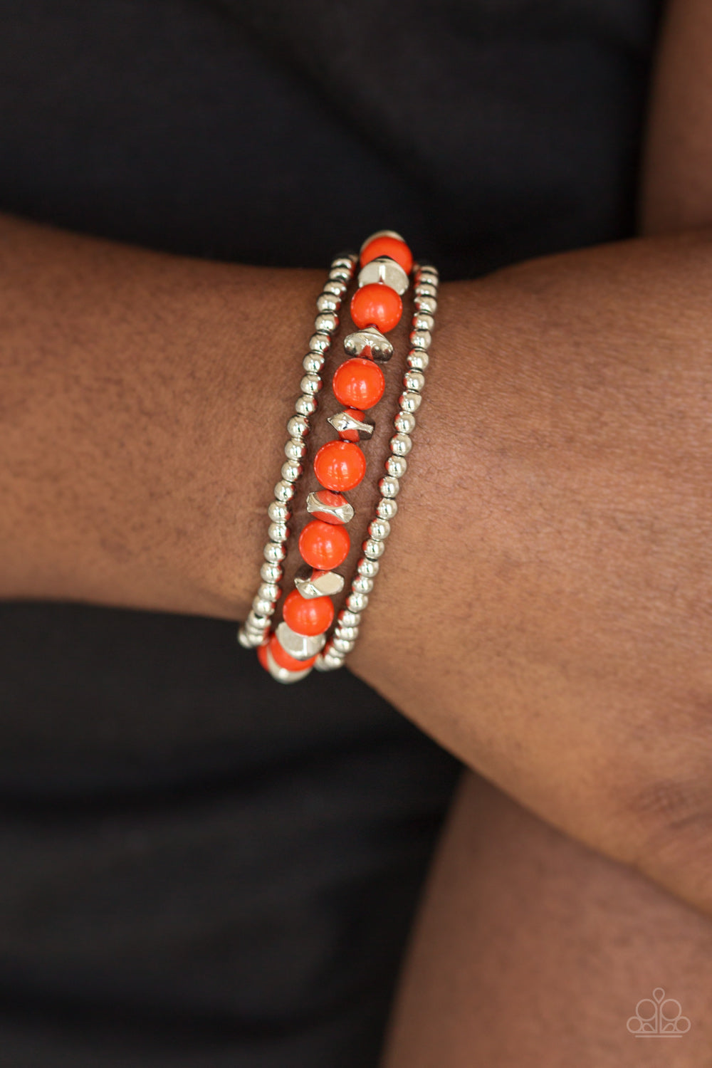 Paparazzi ♥ Epic Escape - Orange ♥ Bracelet
