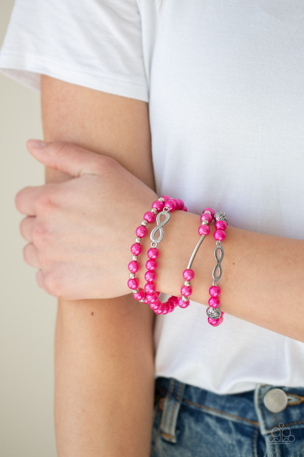 Paparazzi ♥ Limitless Luxury - Pink ♥ Bracelet