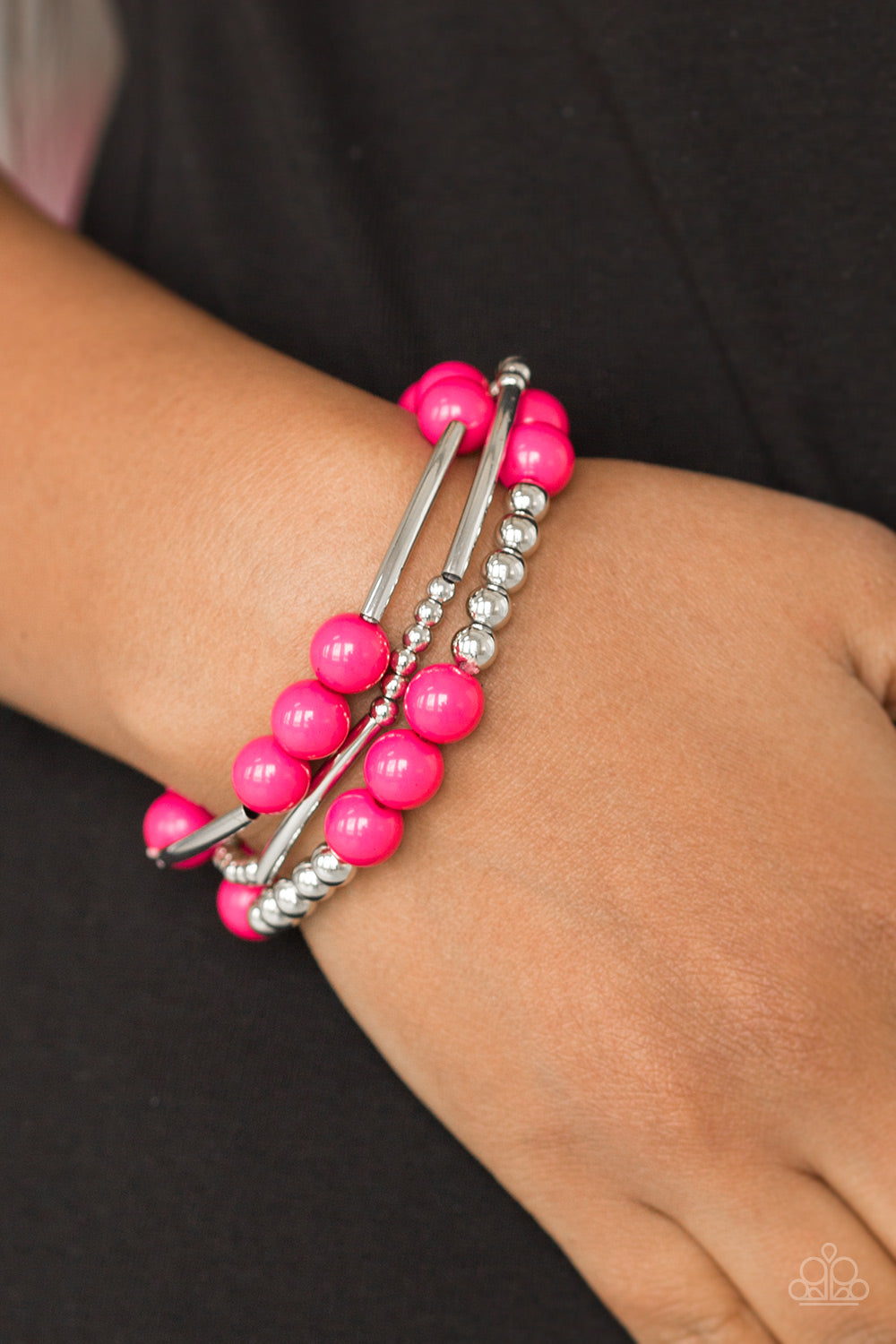 Paparazzi ♥ New Adventures - Pink ♥ Bracelet