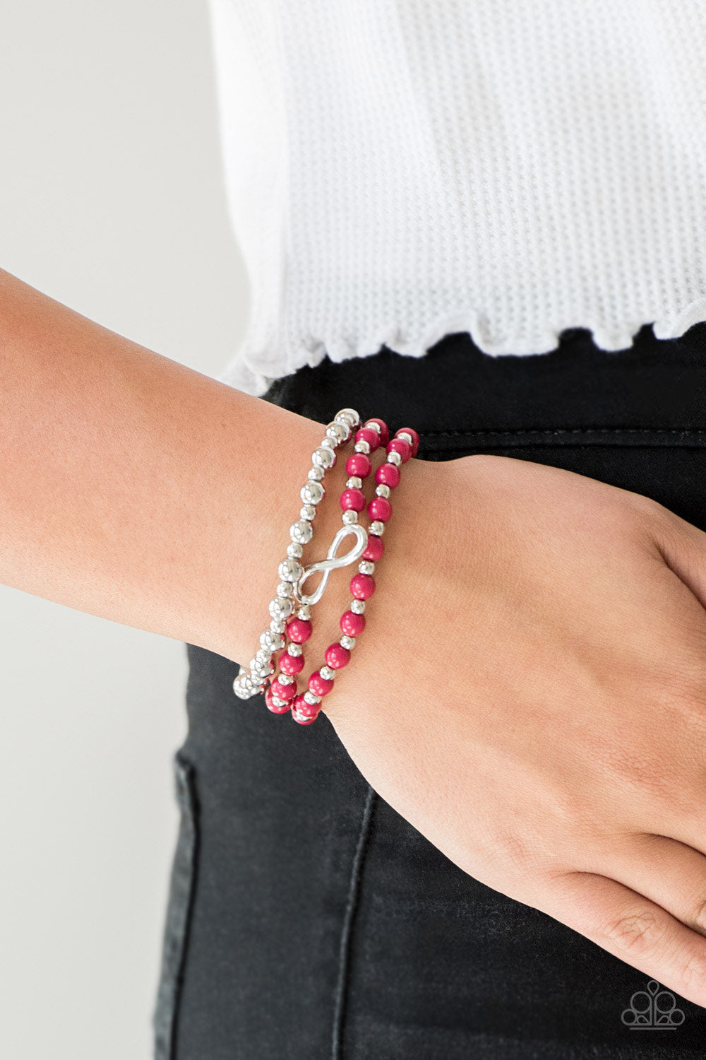 Paparazzi ♥ Immeasurably Infinite - Pink ♥ Bracelet