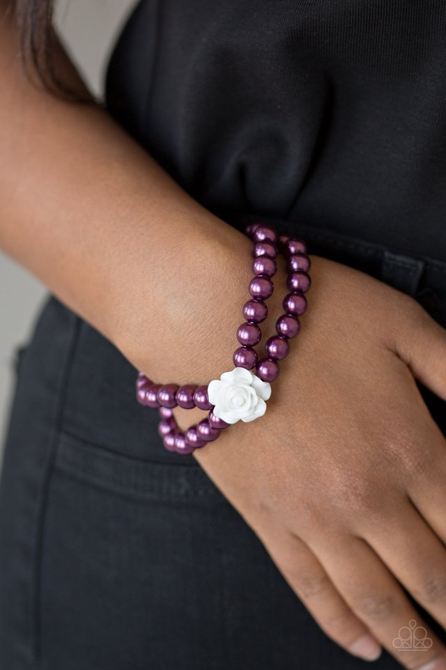 Paparazzi ♥ Posh and Posy - Purple ♥ Bracelet