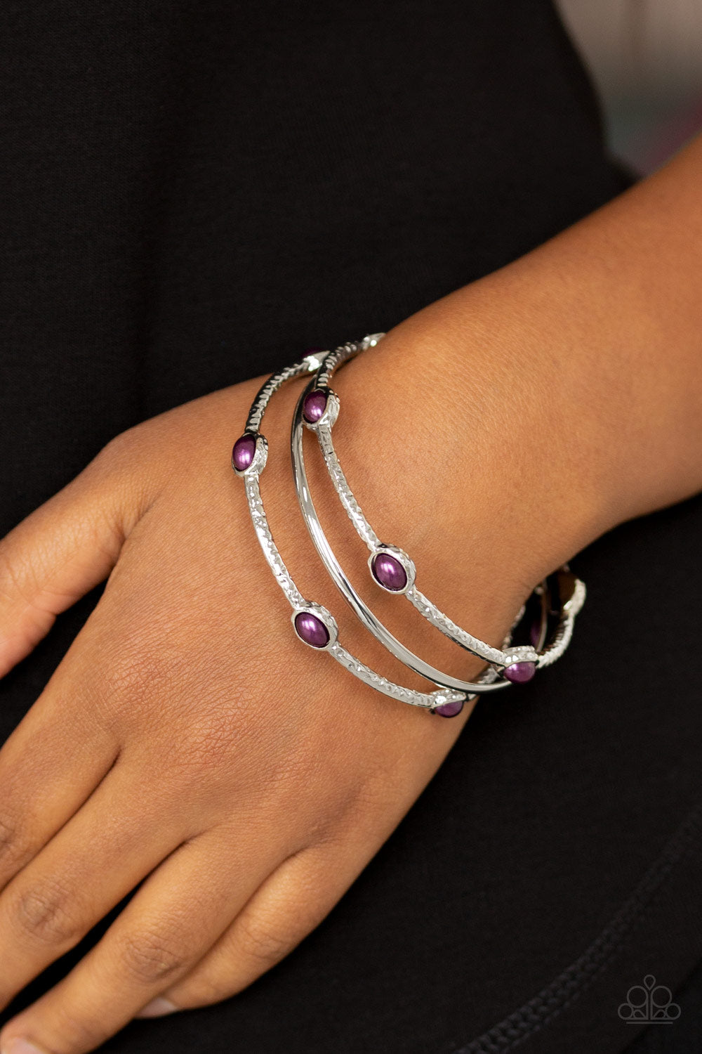 Paparazzi ♥ Bangle Belle - Purple ♥ Bracelet